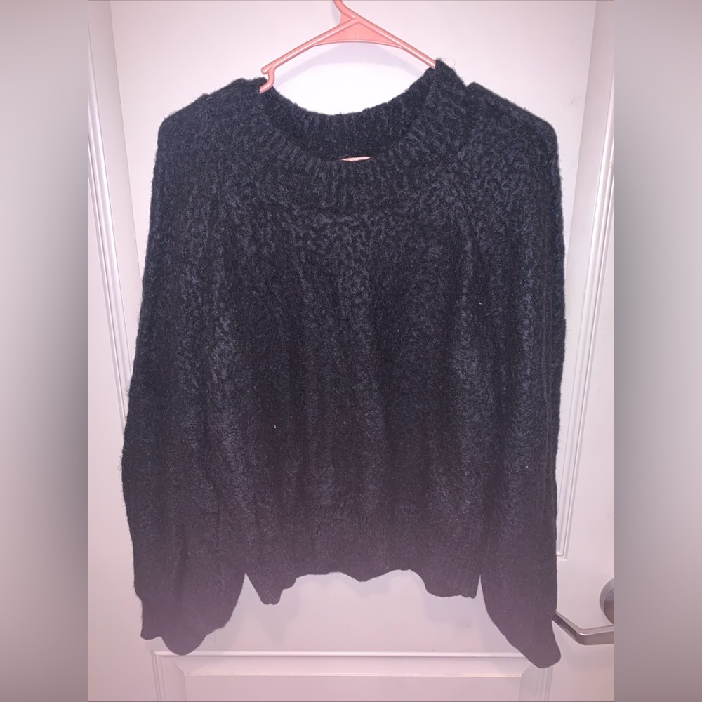 Show Me Your MuMu Vienna Black Crewneck Sweater Size XL